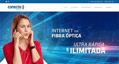 Desktop Screenshot of conecteinternet.com.br